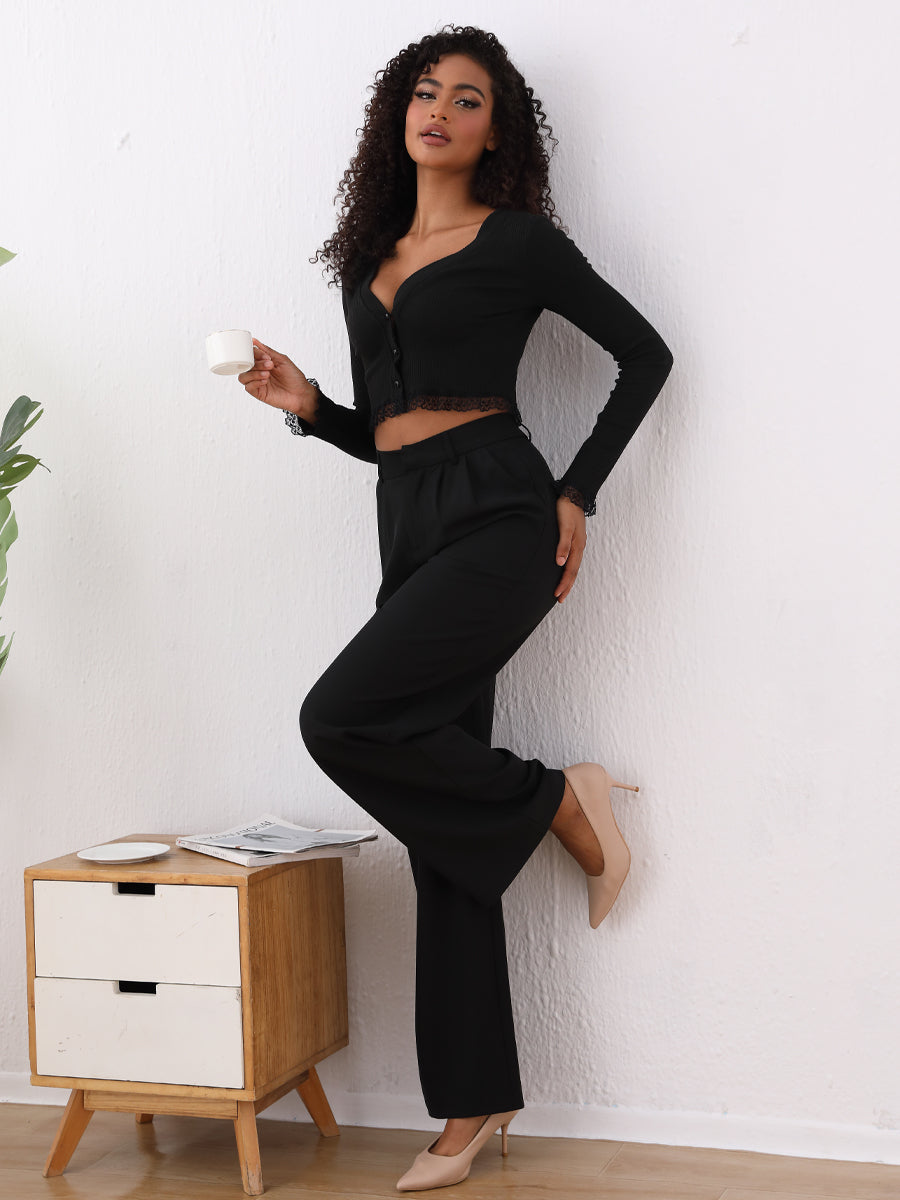 Women's Plain Simple Daily Casual Long Pants