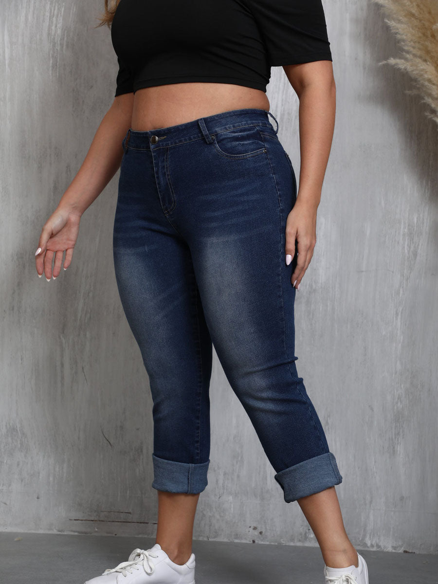 Here Comes The Sun Midrise Skinny Capris