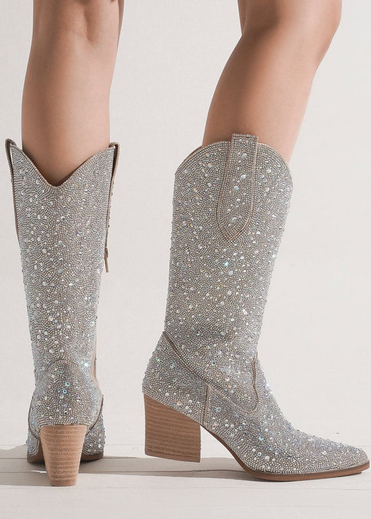 Women's Silver Dollar Western Boots - Snip Toe