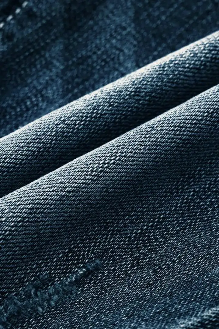 Wash Stretchy Double Button Mid Waist Bootcut Jeans