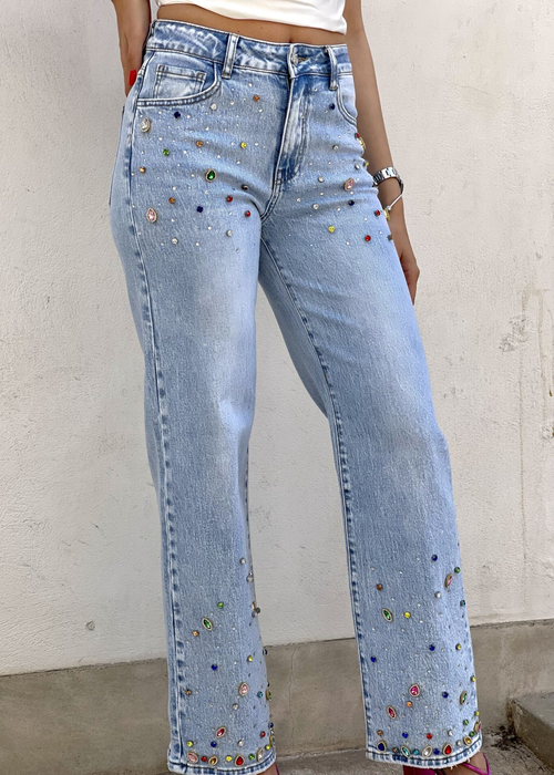 Jeans with Jewels on Them