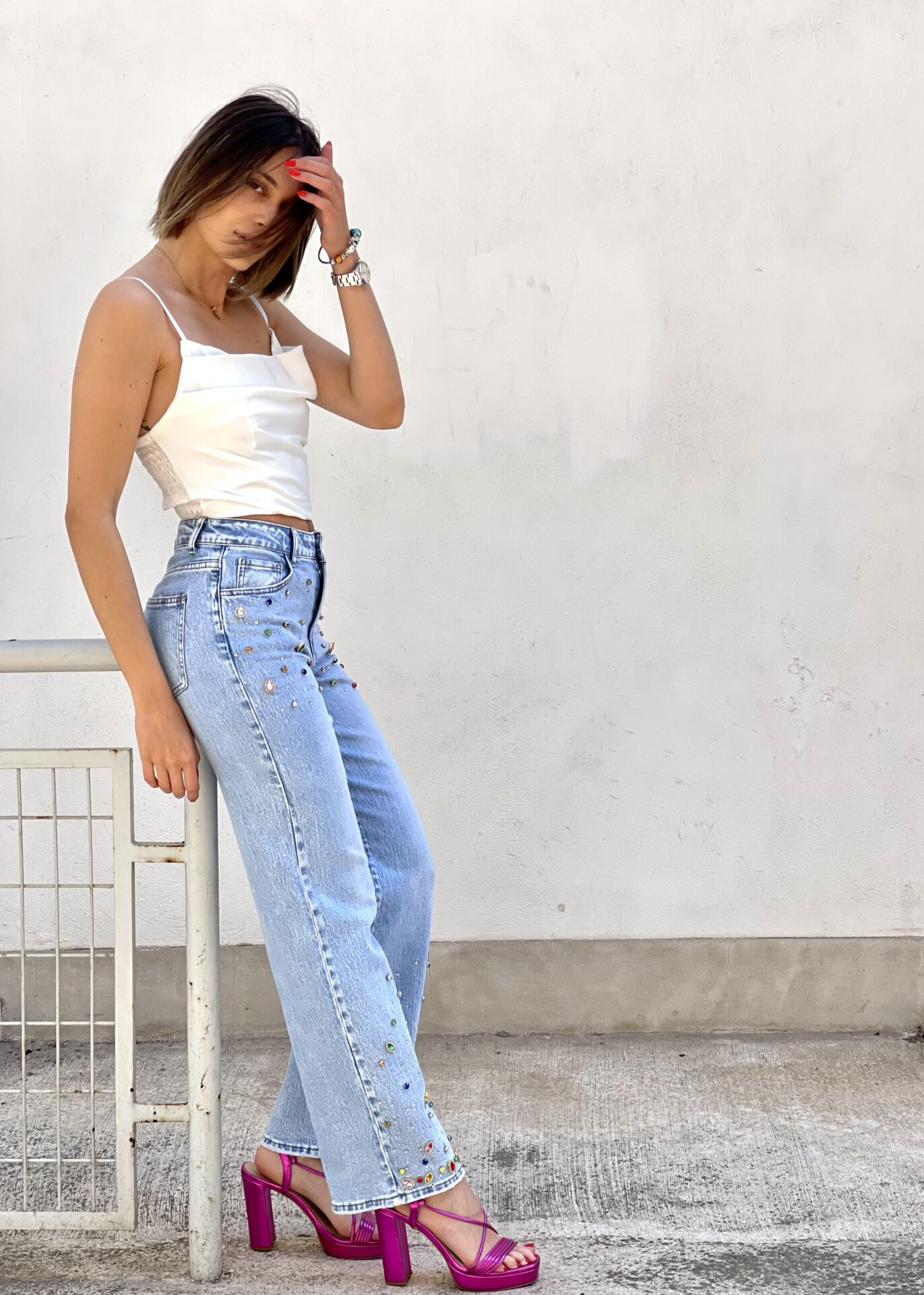 Jeans with Jewels on Them