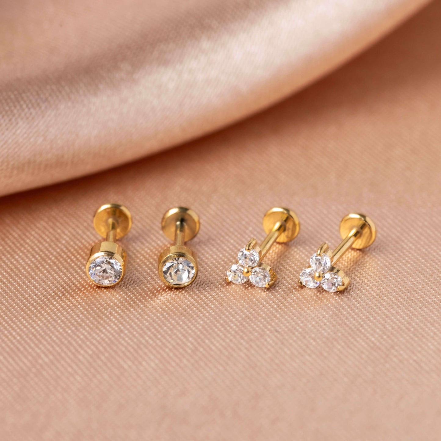 Tiny Crystal Nap Earrings