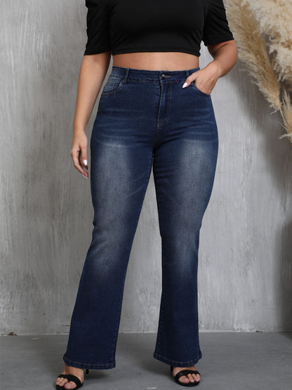Vintage High-Waisted Flared Jeans
