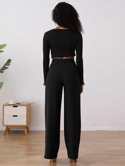 Women's Plain Simple Daily Casual Long Pants