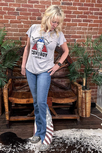 Judy Blue Americana Flag Print Jeans