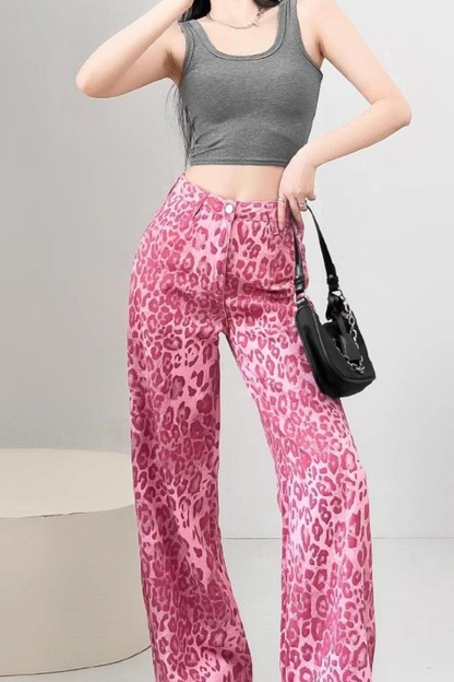 Leopard Jeans