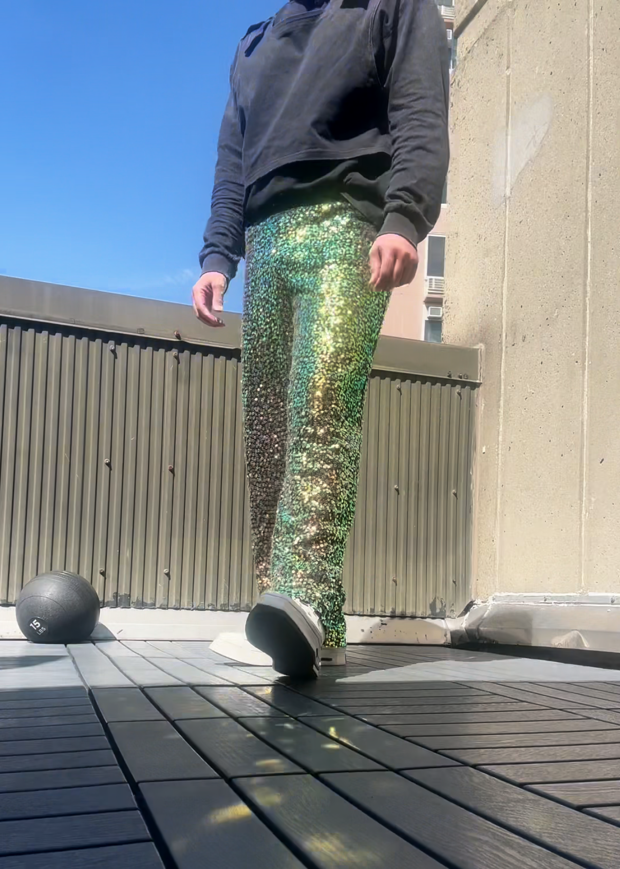 Sequin Disco Pants – Festival Rave Joggers