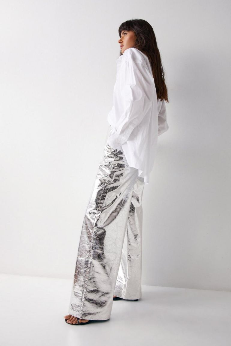 Amy Lynn Textured Metallic Pant