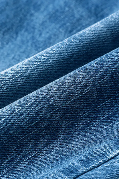 Ripped Raw Hem Mid Rise Straight Leg Cropped Jeans