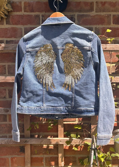Angel Wing Denim Jacket