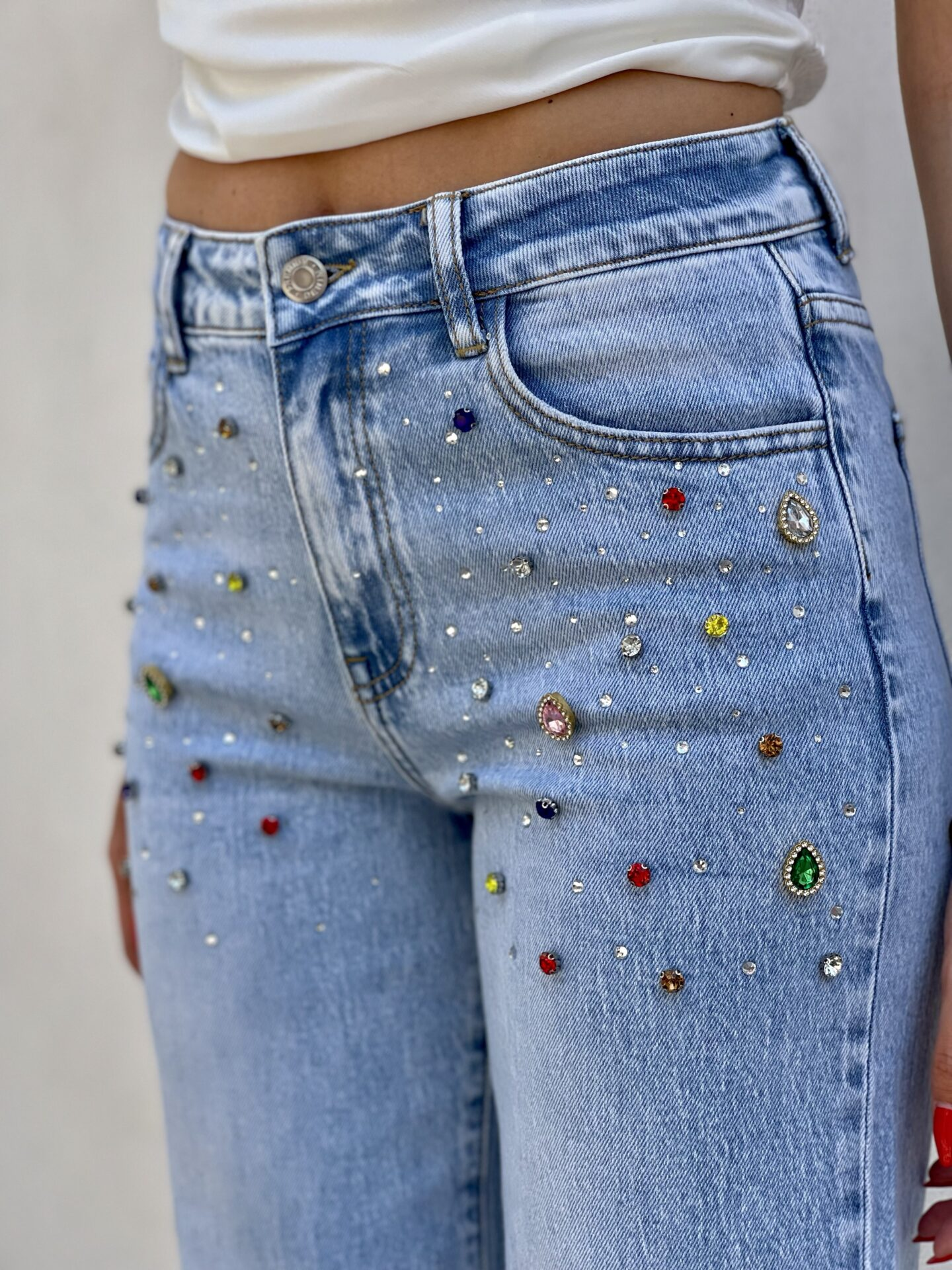 Jeans with Jewels on Them