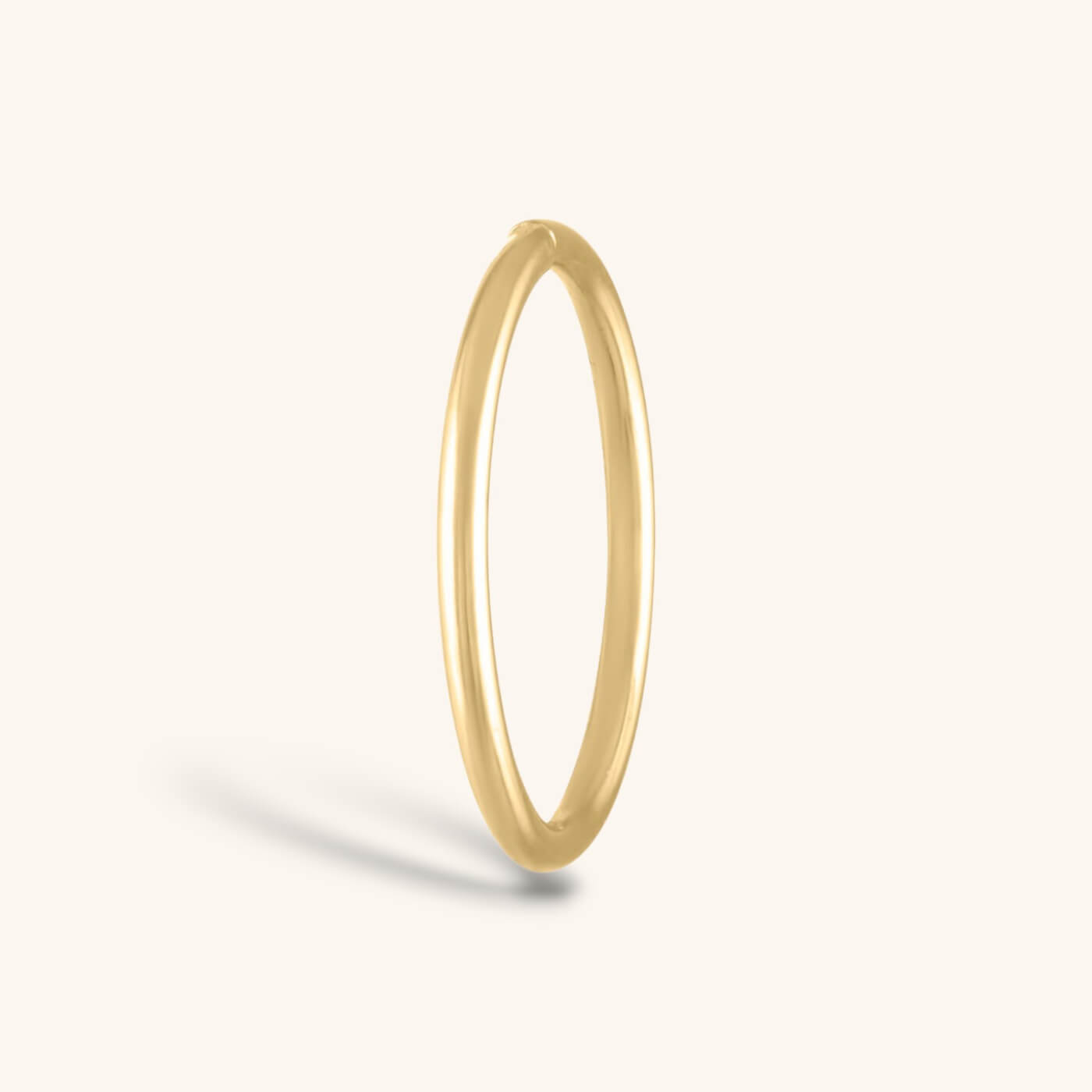 Forever Seamless Hoop in 14k Gold